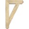 Ekena Millwork Traditional Craftsman Rough Sawn Bracket w/ Offset Brace, Douglas Fir, 6"W x 20"D x 32"H BKT0604X20X32TRA04RDF - alternate 3
